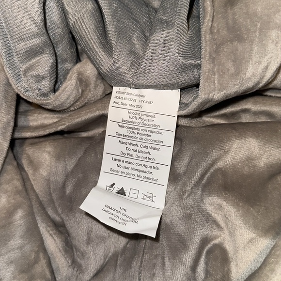 Sloth 1 piece hooded jumpsuit large/Xlarge - Picture 9 of 10